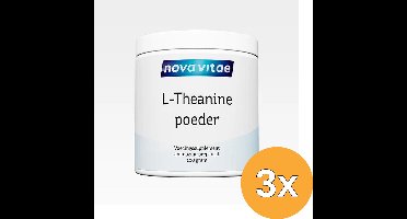 3x Nova Vitae L-Theanine Poeder (100 gr)