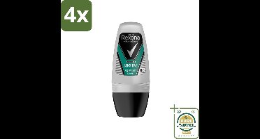 Rexona Men - Sensitive - Deo Roll-on - Anti-transpirant - 50 ml - Voordeelverpakking - 4 stuks - Roll-on deodorant - Anti-transpirant