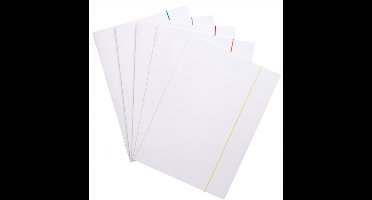 A4 Map met Elastiek - Wit Karton 300gsm - Office