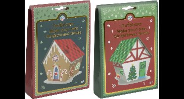 Maak je Eigen Foam Gemberhuis Kerstmis met Stickers