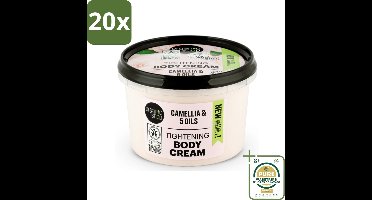 20 x Organic Shop - Organic Camellia & 5 Oils Body Cream - Verzachtend en Hydraterend - 250 ml - Grootverpakking - Organic Shop Camellia & 5 Oils Body Cream - Hydraterende Bodycrème - Japanse Kamelia - Natuurlijke Oliën - Droge Huid Verzorgen