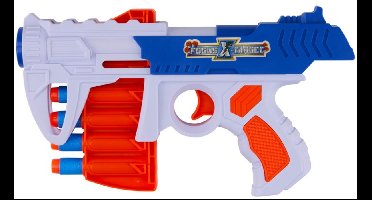 Eddy Toys Bullseye Doelspel - Dartpistool met Foam Darts en Doelwit - Vanaf 6 jaar