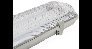 LED TL armatuur 120cm dubbel - T8 (G13) - 36 Watt 5040 lumen (140lm/W) - 6000K daglicht wit (860) - Flikkervrij - IP65 waterdicht - LED TL Lamp