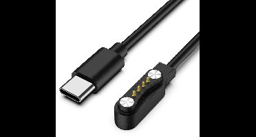 Magnetische USB-C Oplaadkabel - 4-Polig - Veilig Laden - Voor Smartwatches Kinderen