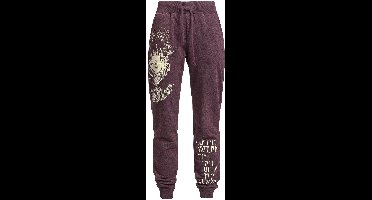 Harry Potter Marauder's Map Dames Trainingsbroek - gemêleerd bordeaux - 3XL