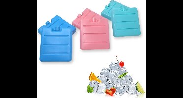 Set van 6 Koelaccu's voor Kleine Koelkasten en Koelboxen - Ideaal voor Koeling en Bewaring