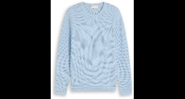 Tom Tailor Denim - Gebreide trui van katoen - Maat XL - Light Metal Blue