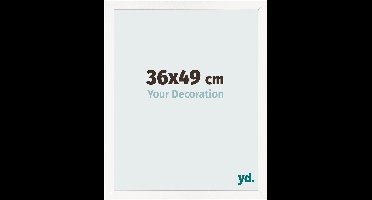 Your Decoration - Fotolijst 36x49 cm - MDF - Wit Hoogglans - Bologna