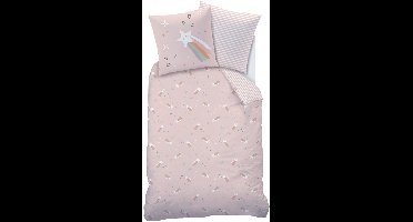 Matt & Rose Dekbedovertrek Ster - Eenpersoons - 140 x 200 + 63 x 63 cm - Katoen
