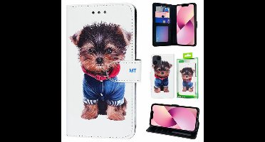 GREEN ON 3D Print Wallet Case Yorkshire Puppy Xiaomi 11 Lite / Mi 11 Lite 4G/5G