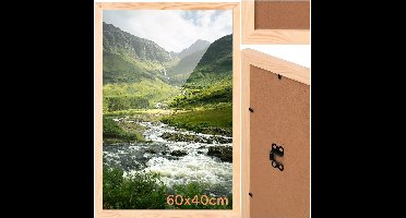 Ruhhy Grote Fotolijst 40 x 60 cm voor Foto's, Posters, Certificaten en Wanddecoratie