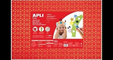 Apli Kids EVA Foam vellen 60 x 40 cm glitter sterren - 3 vel