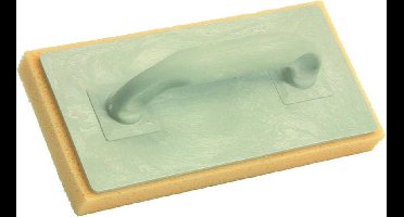 Schoonmaakspons kunststof 280x140x30 mm 4 mm ingesneden
