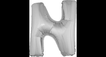 ESPA - Enorme zilverkleurige aluminium letter ballon - Zilver / Grijs