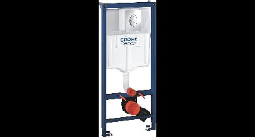 GROHE Rapid SL 3-in-1 set voor hangende wc - 1.13 m - Incl. wandbevestigingsset - Met chromen Skate Air bedieningsplaat
