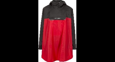 VAUDE Valero Poncho red Maat S