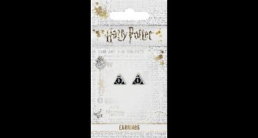 The Carat Shop - Harry Potter Relieken van de Dood Zwarte Stud Oorbellen