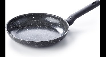 BK Universe Koekenpan 24cm - PFAS-vrije antikleeflaag - Koekenpan inductie - Keramische koekenpan - Ovenbestendig tot 160°C - Koudgreep - Zwart/Graniet