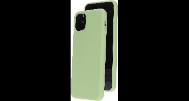 Mobiparts Silicone Cover Apple iPhone 11 Pro Max Pistache Green