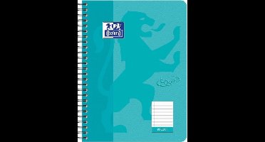 Oxford TOUCH, Afbeelding, Aqua-kleur, B5, 80 vel, 90 g/m², Gelijnd papier