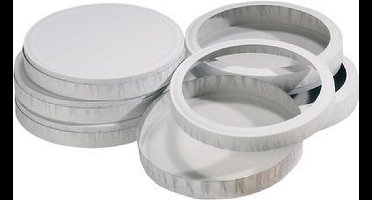 folia kaasdoos, diameter: 110 mm, wit
