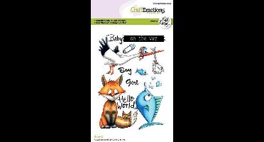 CraftEmotions clearstamps A6 - Baby 2 Carla Creaties (05-21)