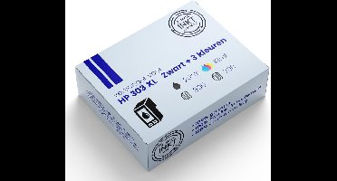 G&G HP 303 XL (3YN10AE) - Huismerk Inktcartridge - Zwart / Cyaan / Magenta / Geel