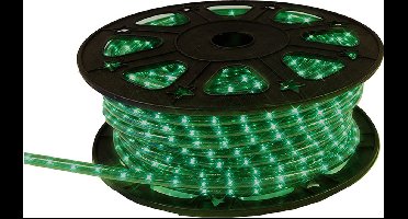 Star Trading LED koordlamp Ropelight Micro Reel, groen, voor buiten, 607W, inkortbaar, 45m