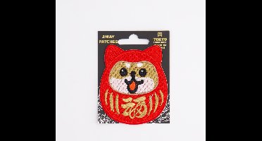 Tokyo Design Studio - Daruma Shiba Dog Patch - 2 Way - Decoratie Patch