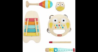Fisher-Price Muzikale Cadeauset - Houten speelgoedinstrumenten
