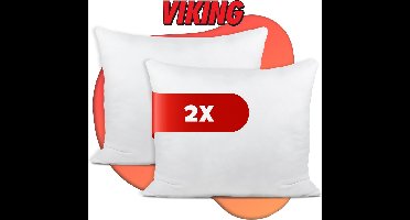 Viking Avenue Hoofdkussen - Kussen Set van 2 - Ultiem Comfort Hoofdkussens - Hotelkwaliteit Hoofdkussens - Verlicht Nek- en Rugklachten - Geschikt voor rug-, zij- en buikslapers - Aanpasbaar kussen - Orthopedisch - Ergonomisch Design | 60x70 cm