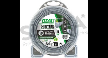 Blister nylon maaidraad Ozaki premium rond 15 m, Ø: 2,00mm
