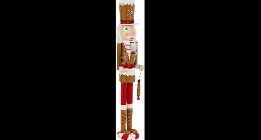 Fééric Lights and Christmas Kerstdecoratie Gingerbread notenkraker - Ø11xH60cm - Multi