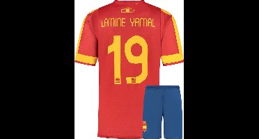 Lamine Yamal Spanje Voetbaltenue - Voetbal Tenue Kinderen - Shirt en Broekje - Jongens en Meisjes - Volwassenen - Heren en Dames - Maat 164