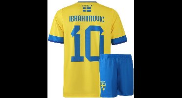 Zweden Voetbaltenue Zlatan Ibrahimovic - Voetbal Tenue Kinderen - Shirt en Broekje - Jongens en Meisjes - Volwassenen - Heren en Dames - Maat 140