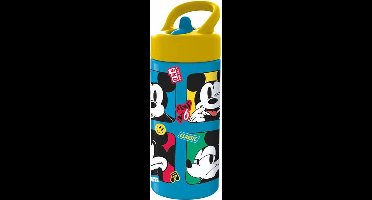 Fles Mickey Mouse Fun-Tastic 410 ml Met handvat