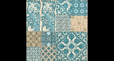 TEGEL BEHANG | Patchwork - meerkleurig - A.S. Création Metropolitan Stories
