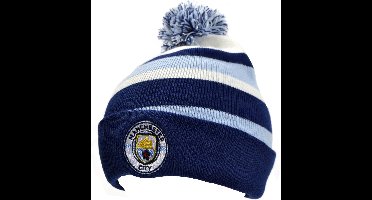 gestreepte muts Manchester City FC