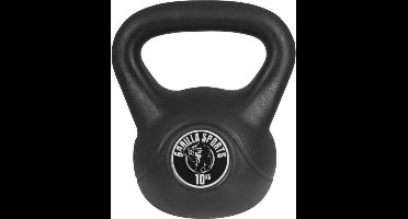 Gorilla Sports Kettlebell - Kunststof - Trainingsgewicht - 10 kg