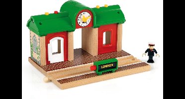 BRIO Treinstation met Geluidsopname Functie - 33578