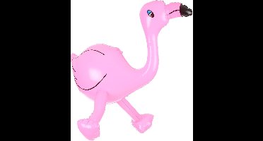 Vegaoo - Opblaasbare roze flamingo