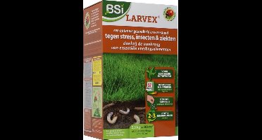 BSI Larvex Gazonmeststof 2,5 kg - Tegen Stress, Insecten en Ziekten - Gazonverzorging - 80 m²