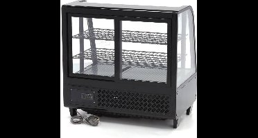 Gebaksvitrine - 100 L - 68 cm - Schuifdeur Achter