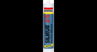 Soudal - Silirub 2s sanitairkit neutraal - Wit