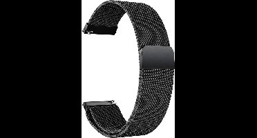 Bandje geschikt voor Huawei Watch GT 2 46mm - Zwart Milanese Band