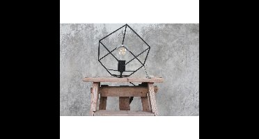 Housevitamin tafellamp / lamp 20x20x20 cm - geometrisch - zwart