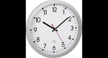TFA Dostmann 60.3522.02 Wandklok Zendergestuurd 30 cm x 43 mm Zilver