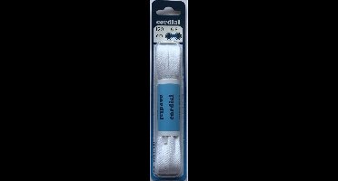 Cordial - schoenveters - wit extra plat (7mm) - veterlengte 150 cm 7-9 gaatjes