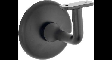 Leuninghouder - Mat zwart - Messing - Cardea - Cardea M8 vlak, mat zwart