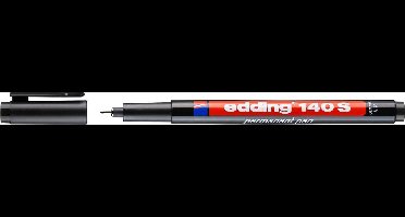 Edding - 140 S Permanent Pen Foliestift - Zwart